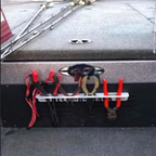 12" Aluminum Tool Holder Rack – 4-Slot Fishing Tool Organizer