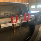 12" Aluminum Tool Holder Rack – 4-Slot Fishing Tool Organizer