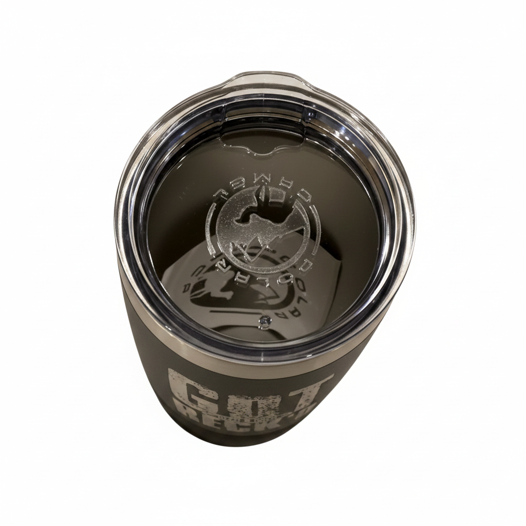 Got Reck'd Tumbler Top View