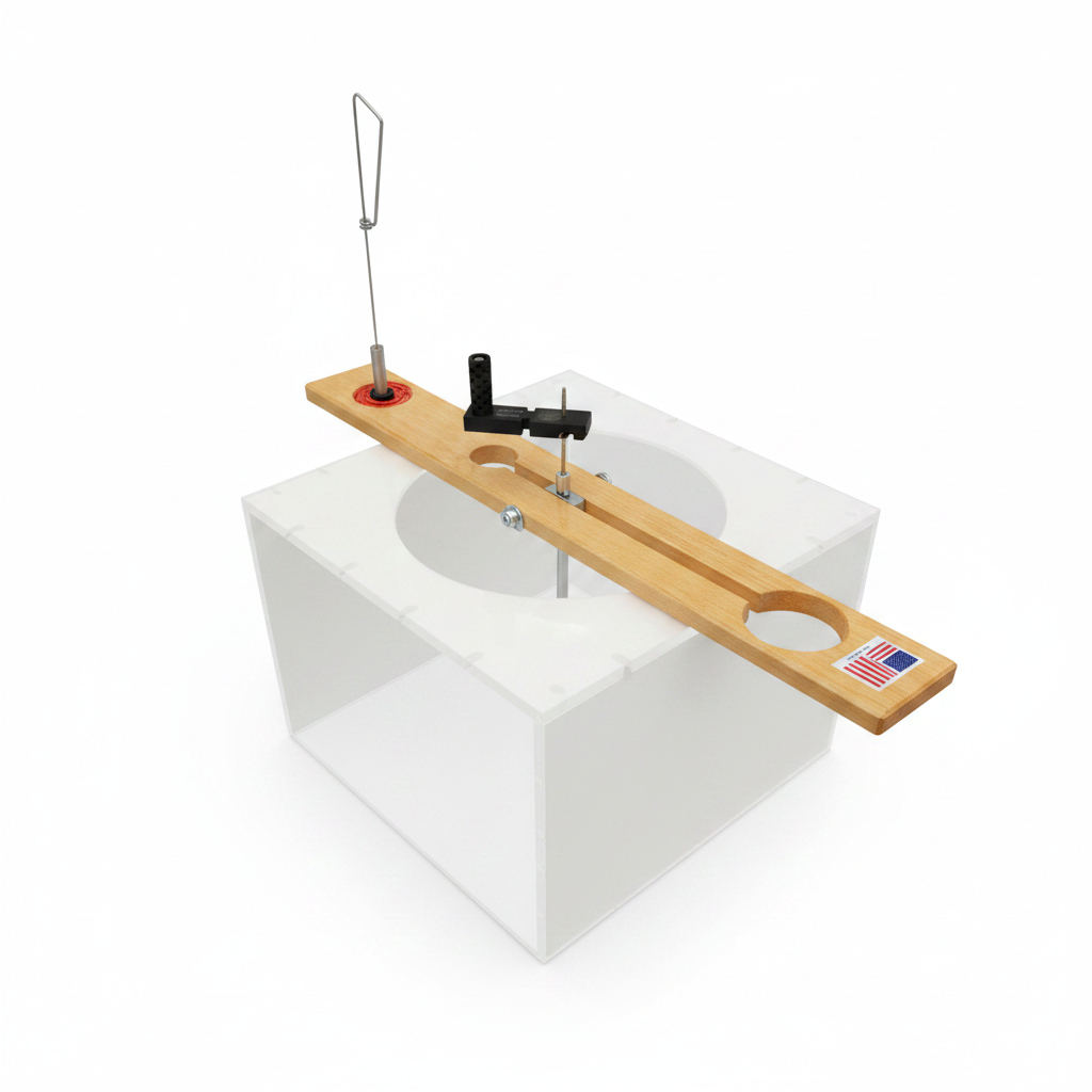 Tip Up Reel Full Setup